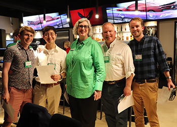 Group photo including Tim Gott and Lynette Breedlove