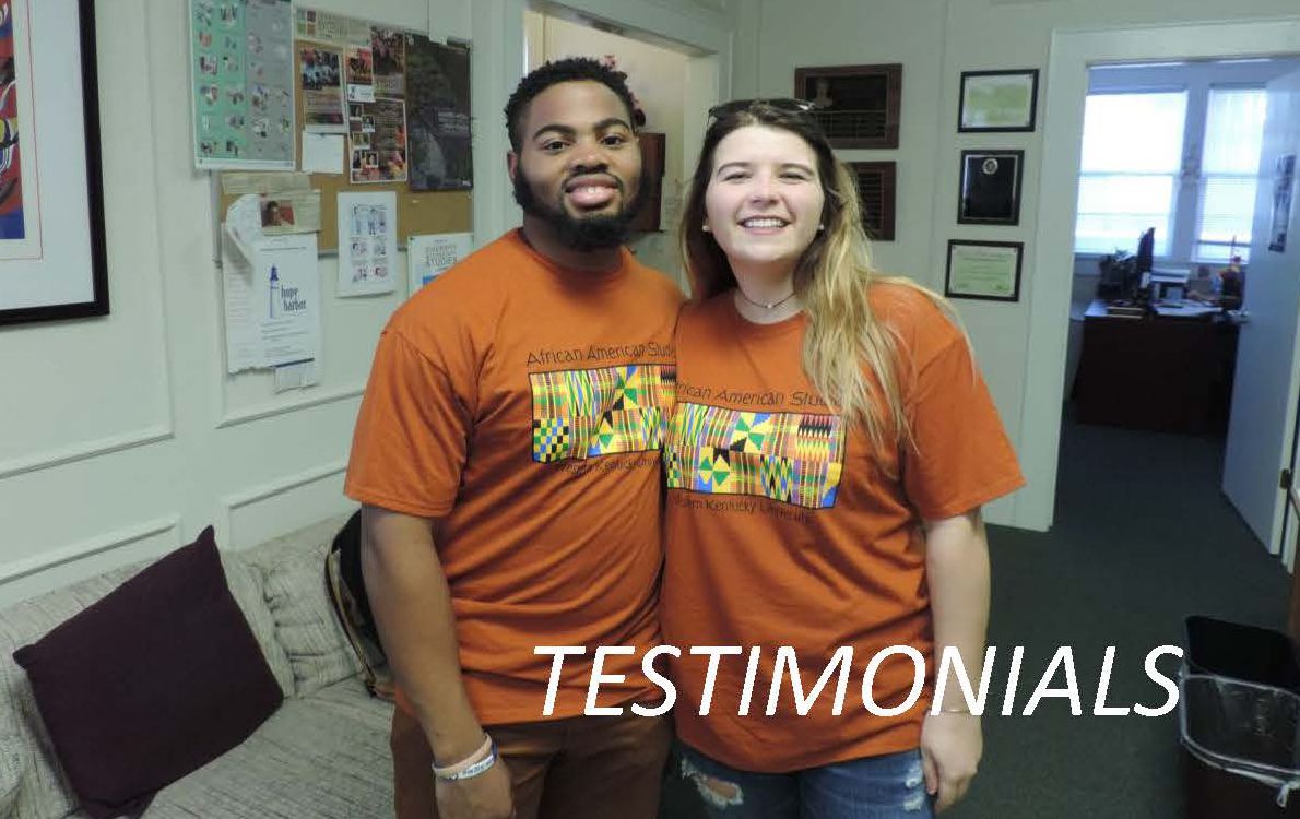 Testimonials AFAM minors Kijana BeauChamp and Ashley Hilger