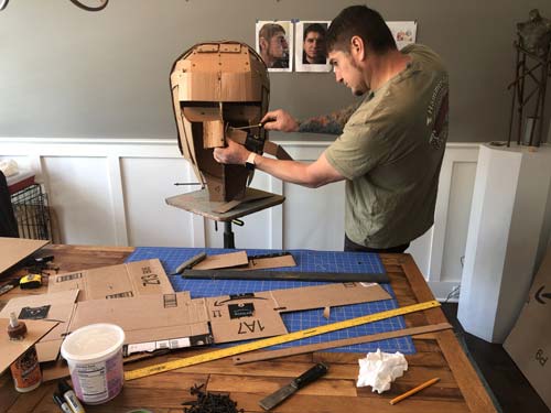 David Marquez preparing for online teaching