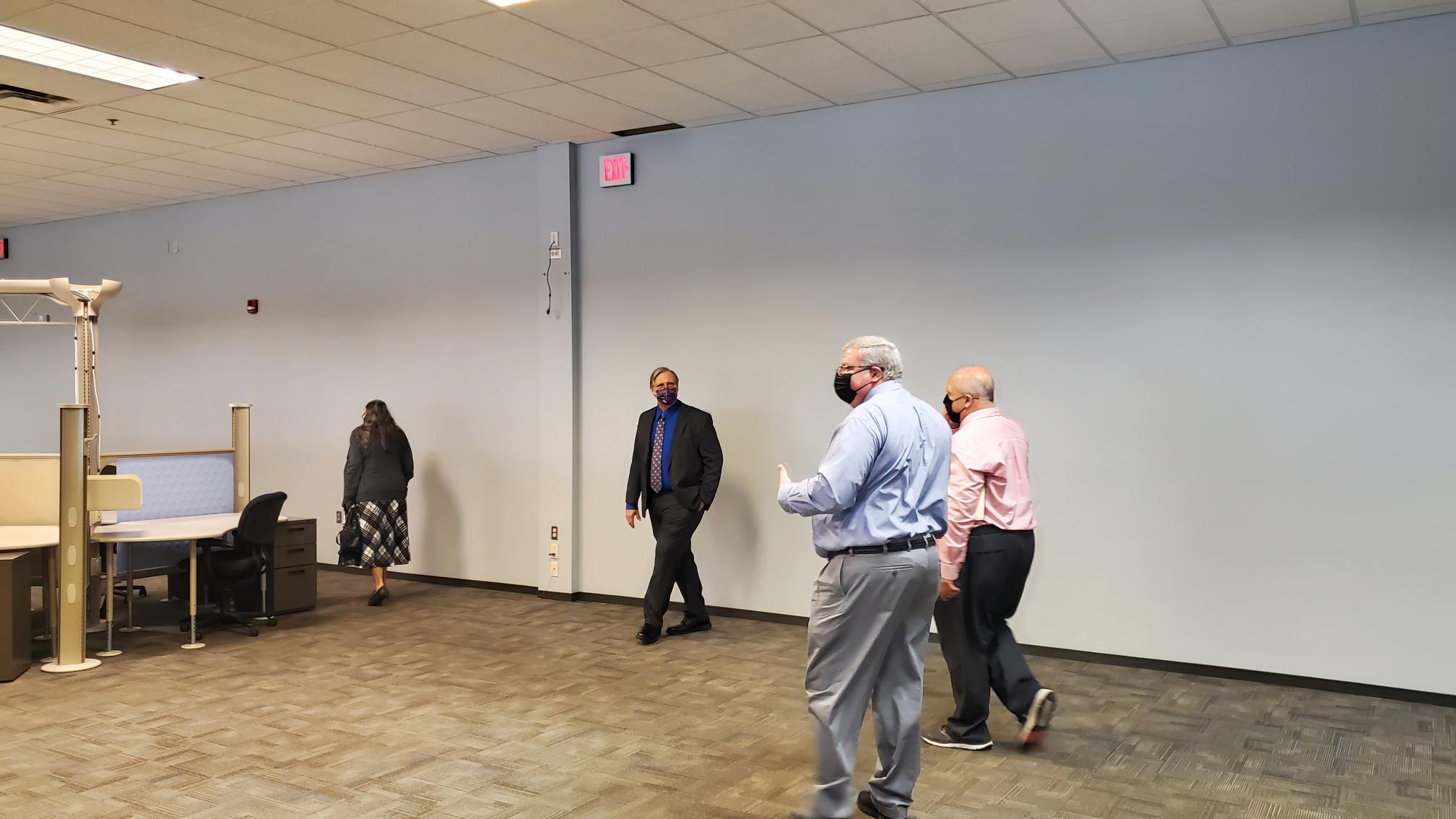 Center for Research and Development Visit from the dean and provost.