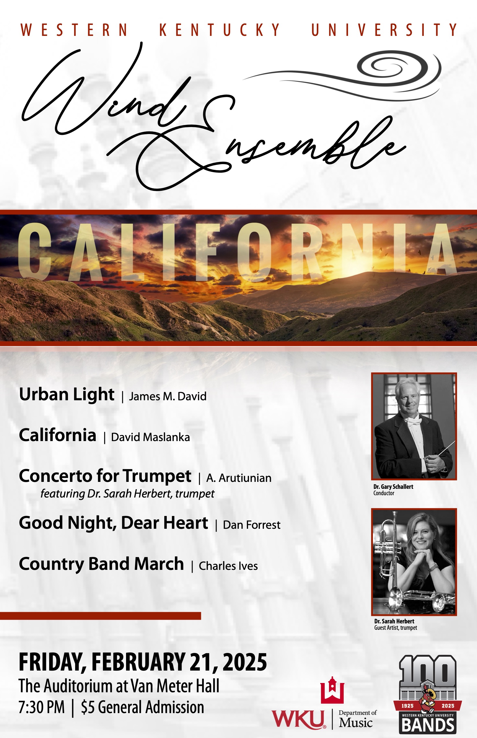 Wind Ensemble Poster - California