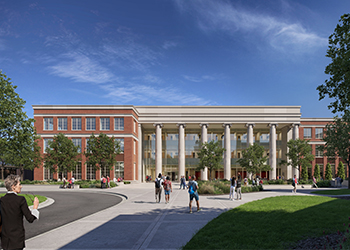 College of Business Building - Normal Street Elevation