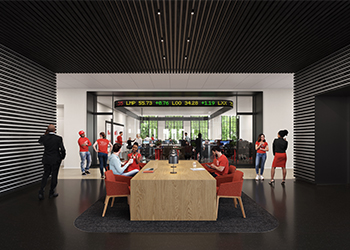 College of Business Building - Trading Lab