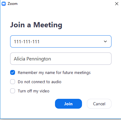 Join a Meeting - MAC Join a Meeting - MAC