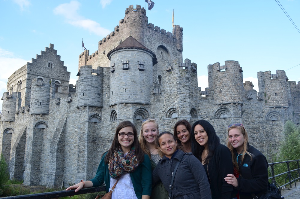 Students Who Attended WKU CSD Study Abroad in Belgium Belgium