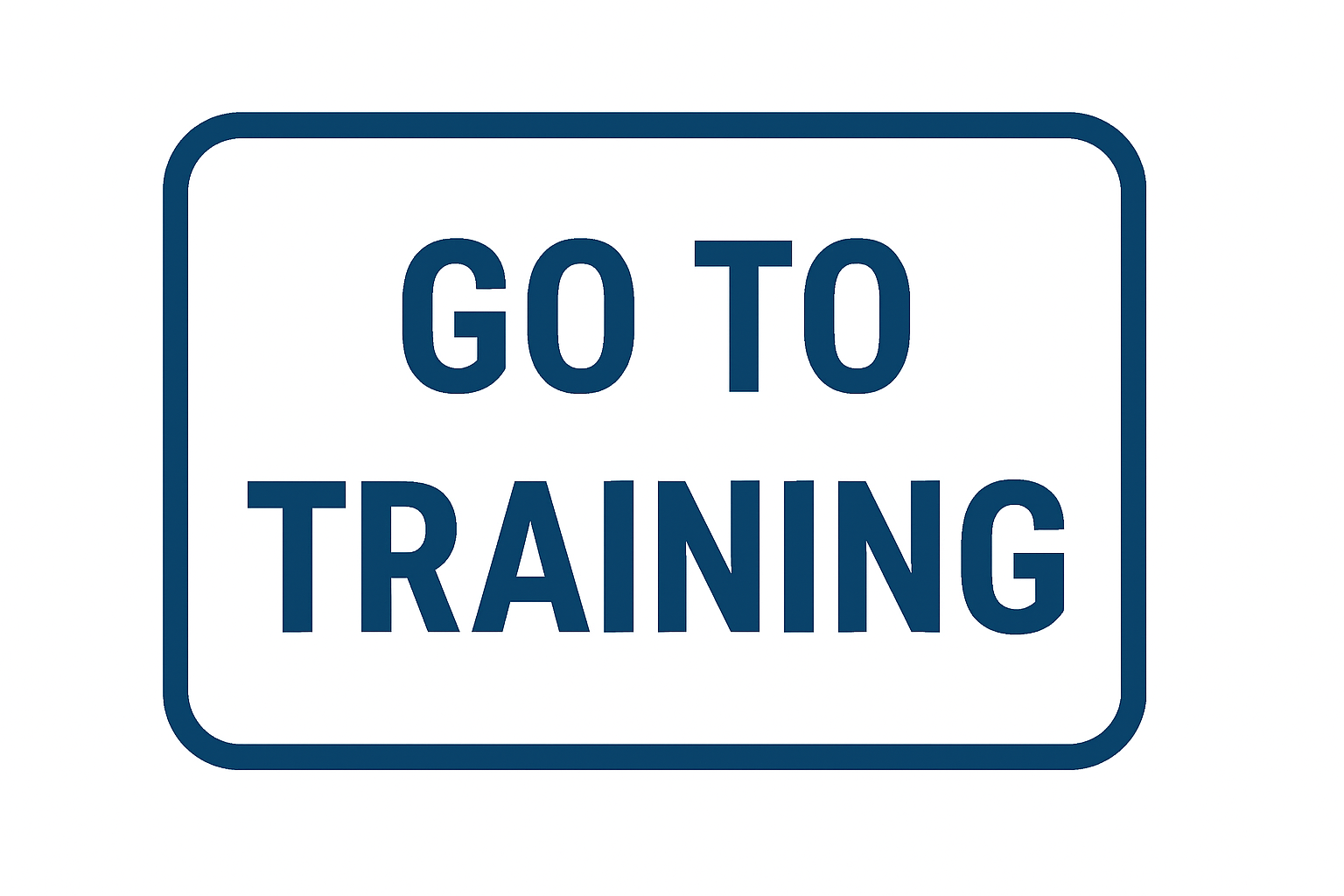 Go to Training button