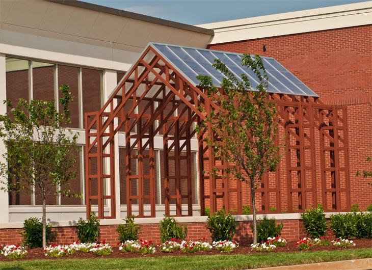 Knicely Conference Center Courtyard