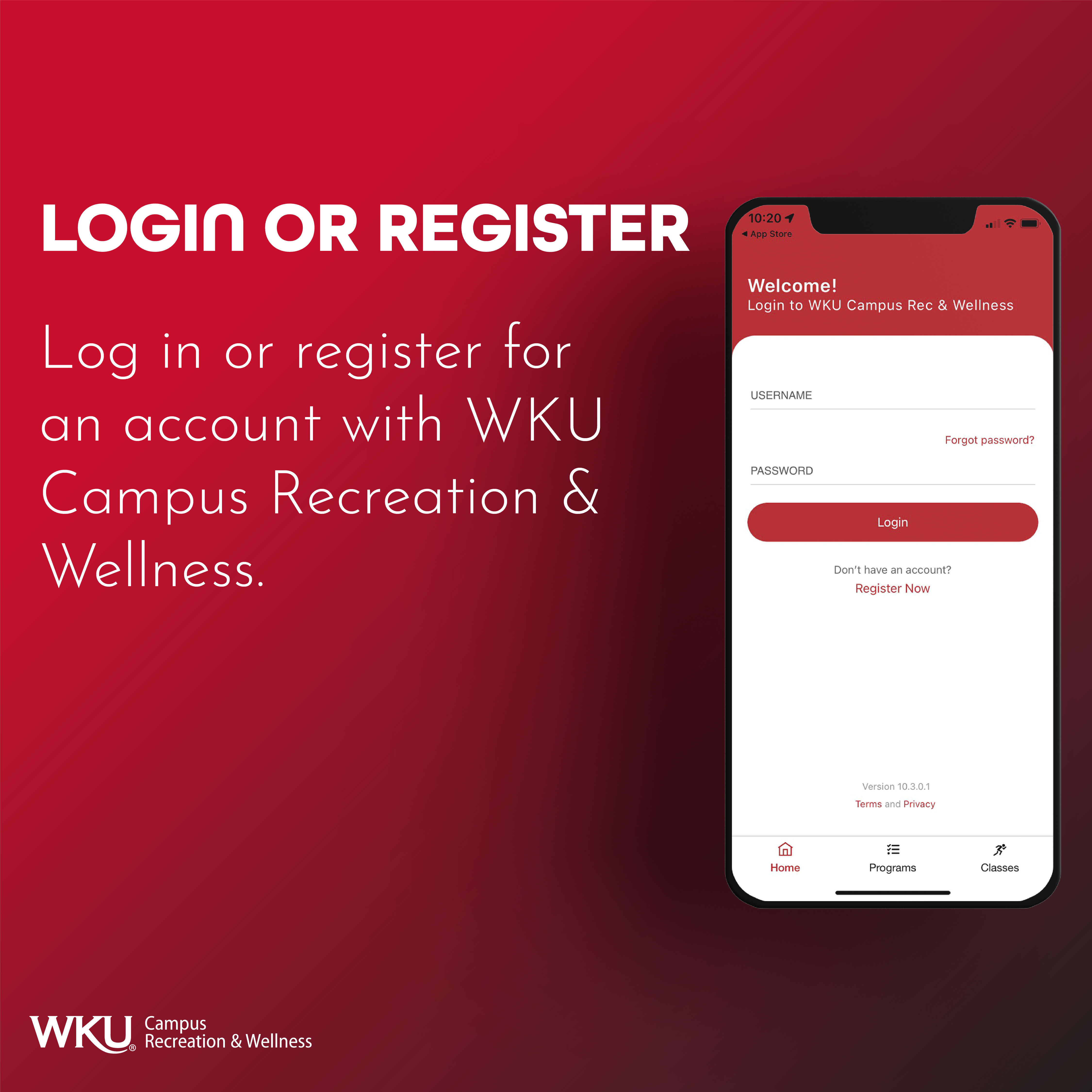 Login to the App Login to the App