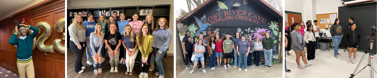 Pictures of students in the ETS program