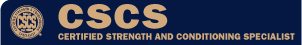 NSCA CSCS certification logo