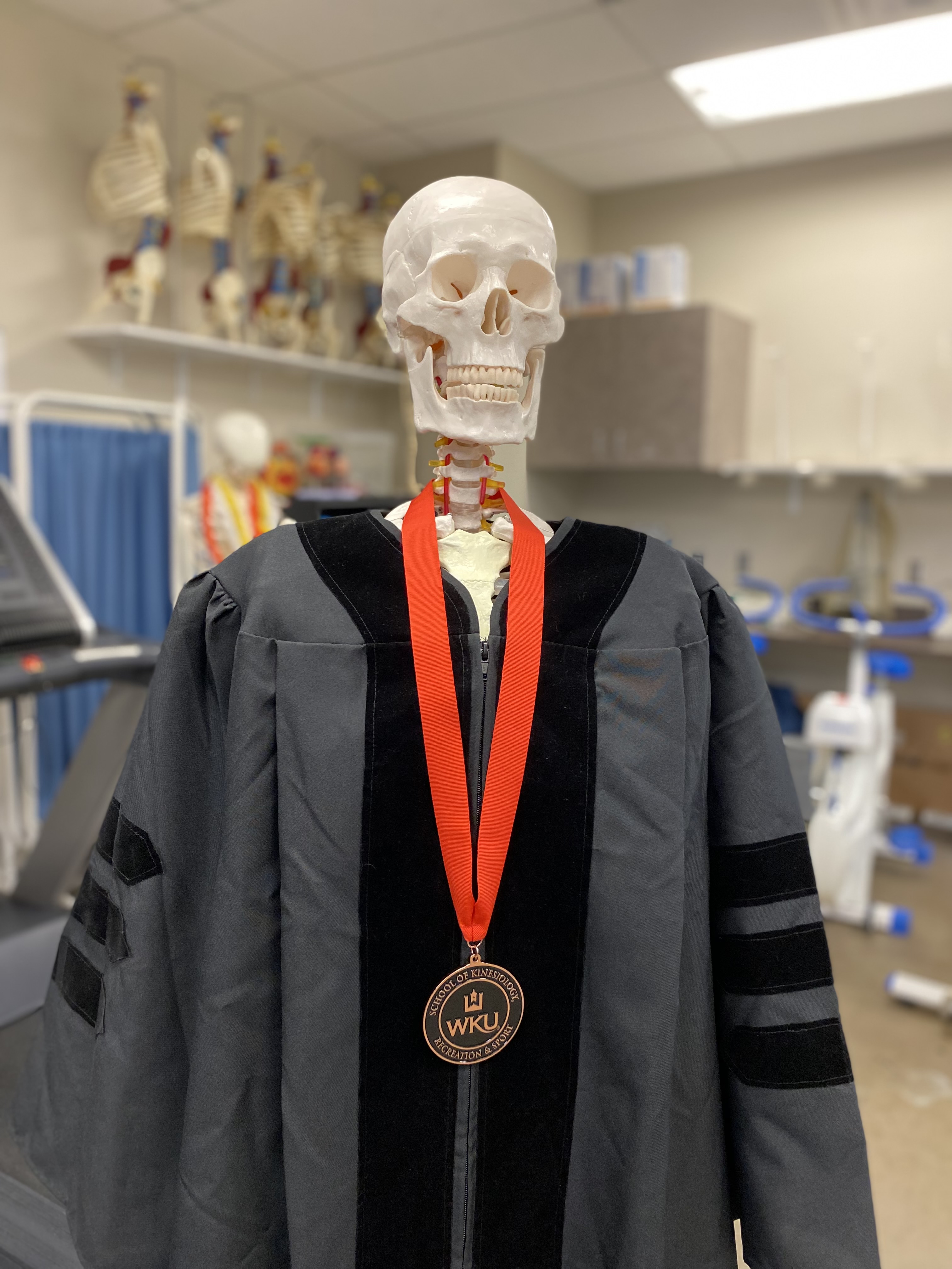 Medallion on skeleton