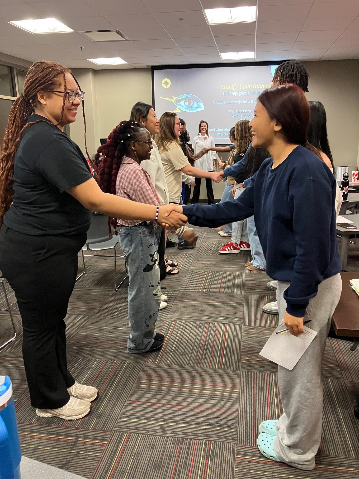 First Gen Students practicing the Art of Connecting