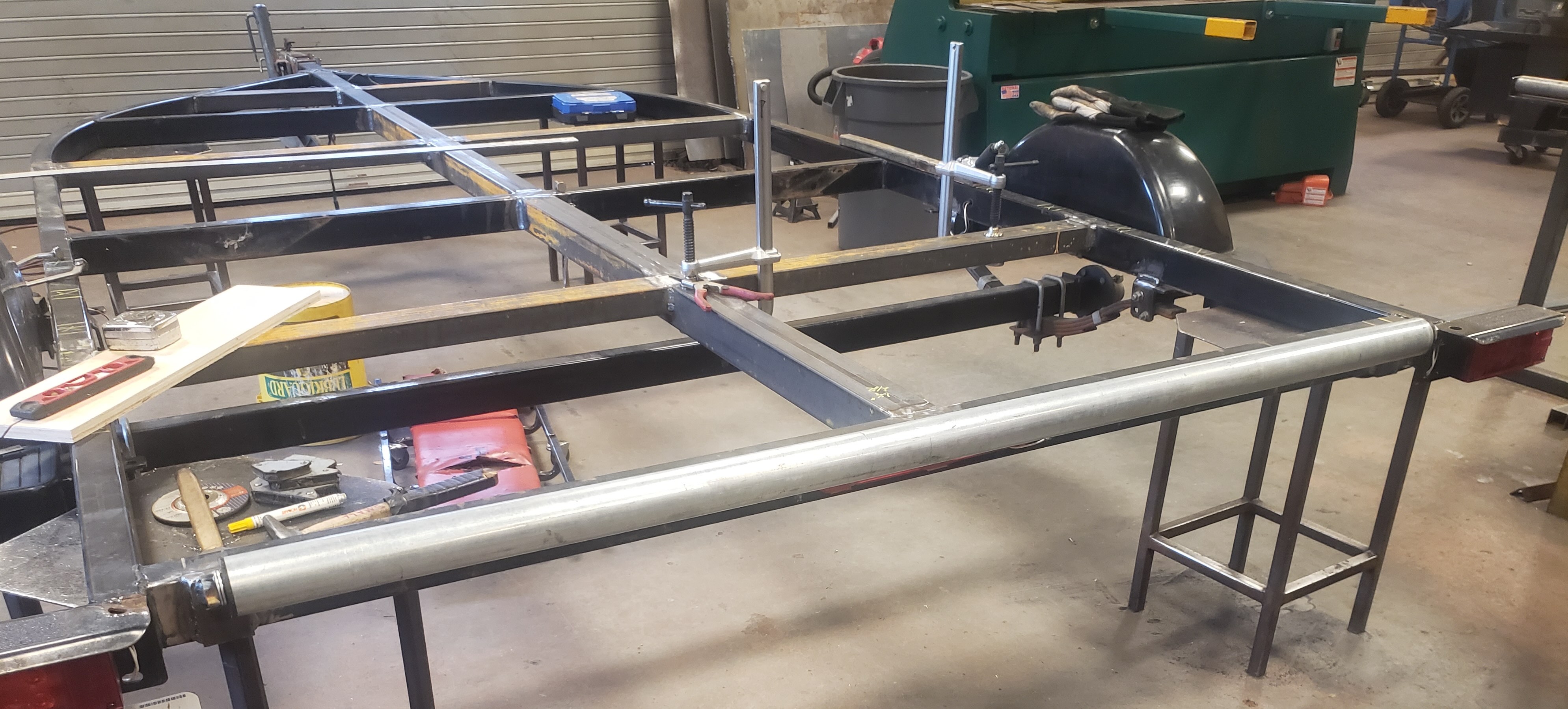 with roller bar installed