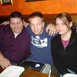 Joshua Stewart, Chris Neill, and Jennifer Sullivan in Boston