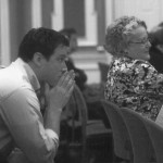 Assistant Director Lux and Director Woodring awaiting the final NFA sweepstakes announcements