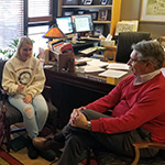 Dean Snyder receives WKU’s 2019 QatarDebate team: participated at US National Championship at Harvard University on November: Maggie Lewis, Luke Manning, Alexis Thomas, Evan Kessler