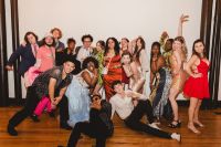 Senior Send-off event 2022; student identities posted on website above