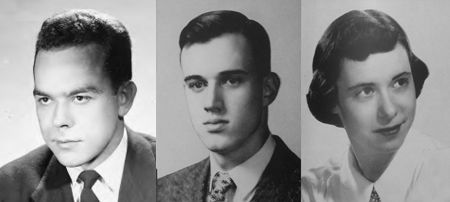 1952 Oratorical Competition winners: Ogden: William E. Bivin; Robinson: Jerry Parker; AAUW: Joan Curry