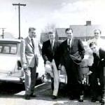 Scene from the April 1957 WDA trip to the University of Georgia to the Southern Speech Association Tournament