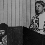 At the KY Colonel Classic: Jill Metz (speaking) and Mark Levy