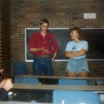 April 1978, Terry Barnes and Roxanne Seiler (nor Cordonier) cross-ex in VP election