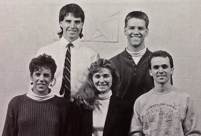 1990 William E. Bivin Forensic Society CEDA debate team