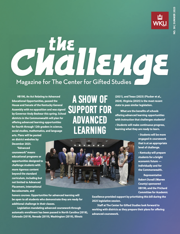 cover of The Challenge Magazine No. 58