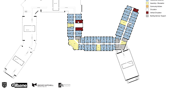 New hall 6th floor plan