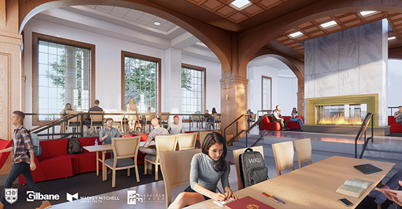 New hall interior rendering