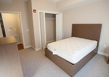 Apartment bedroom interior