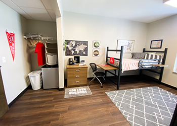 Residence hall room