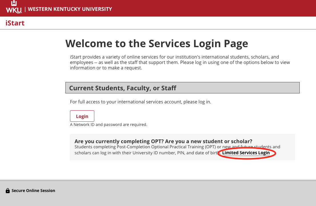 iStart limited Services