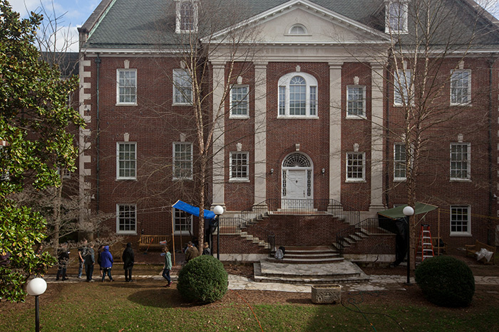 Museum Courtyard exhibit