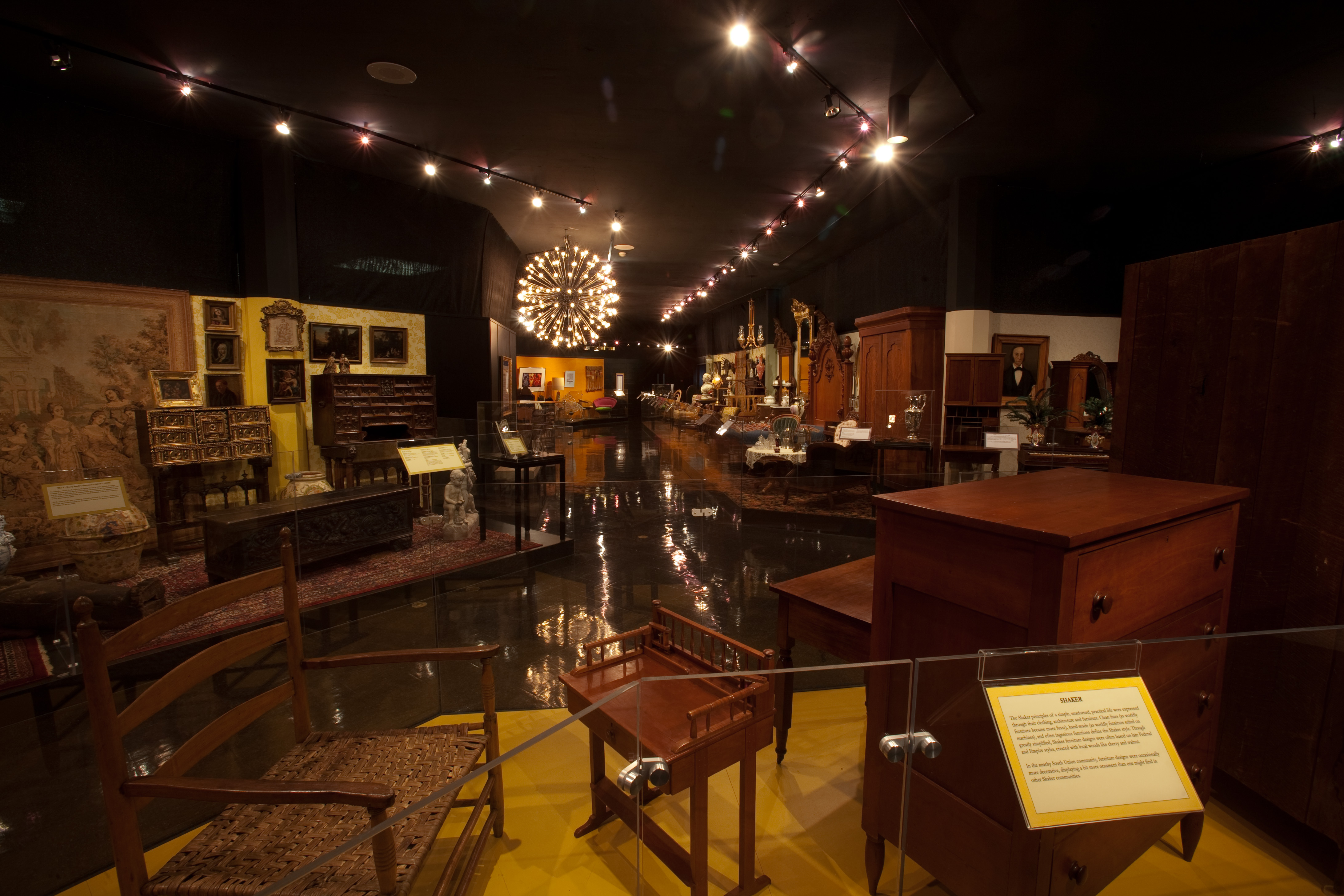 View of the Snell-Franklin Gallery