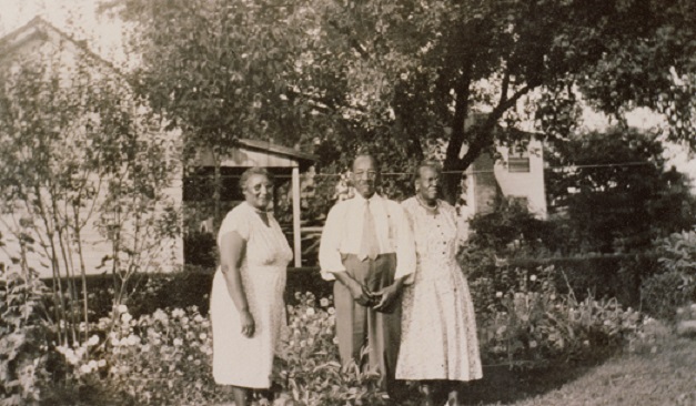 Jonesville garden scene