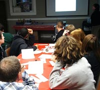 students doing research