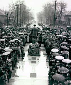 Cherry Statue Dedication