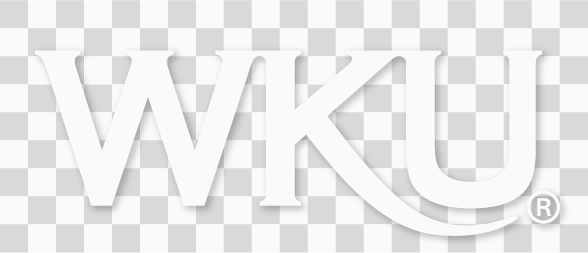 WKU logo in white without cupola website display