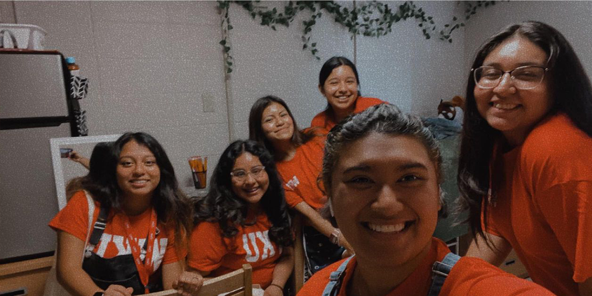 selfie of wku students