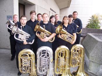 Tuba/Euphonium Ensemble Picture of current tuba and euphonium ensemble