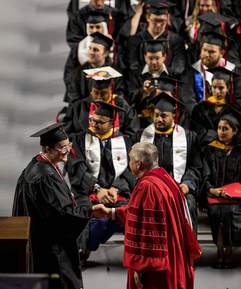 Student on WKU's campus