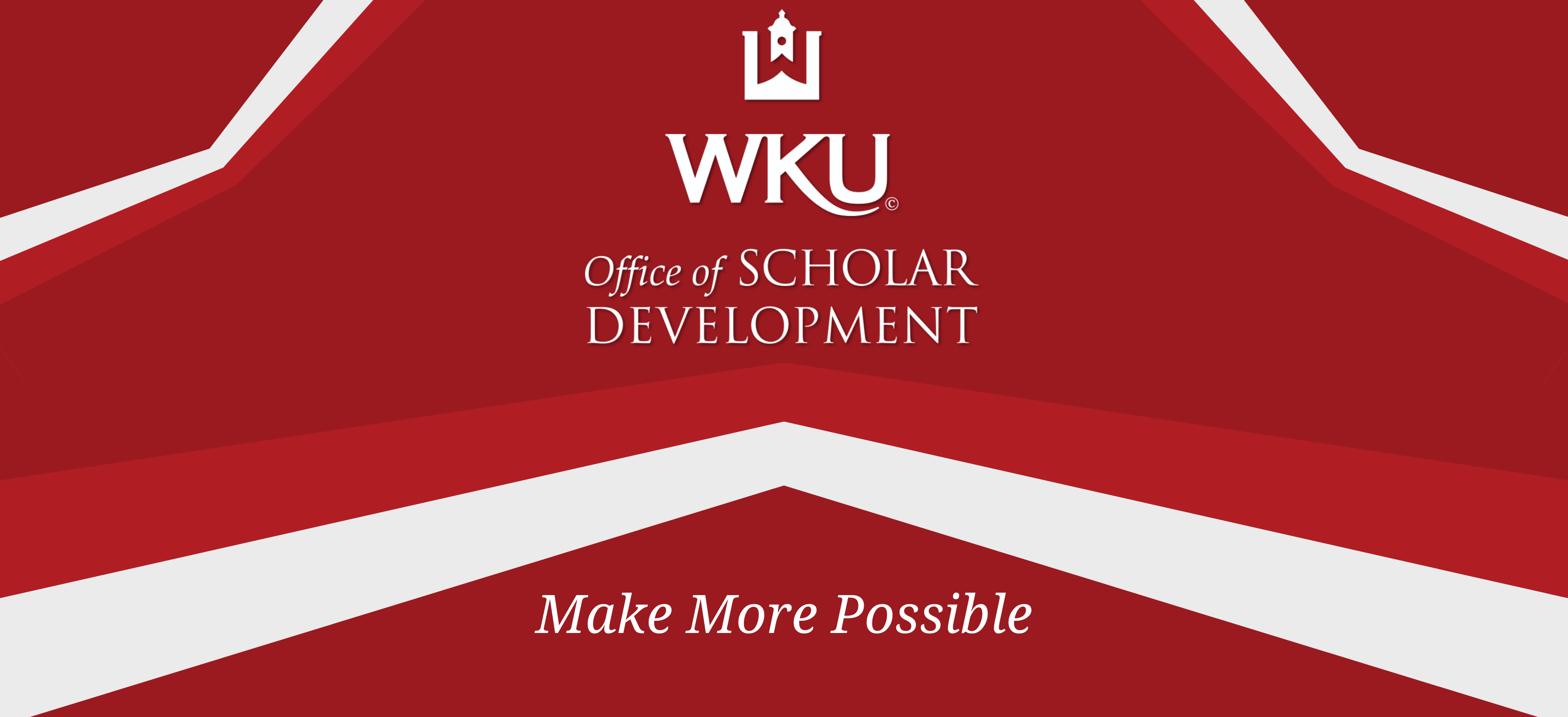 OSD Graphic with text: Make More Possible