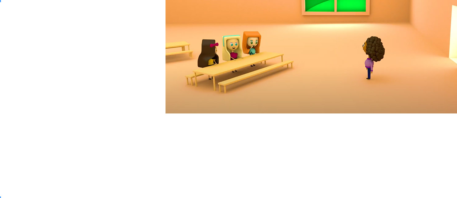 girls in an amination