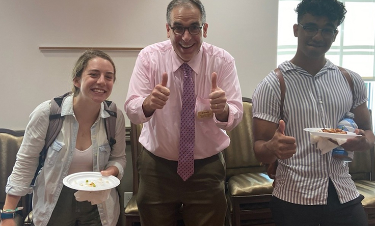 Modern Languages Students with Dr. Alex Poole