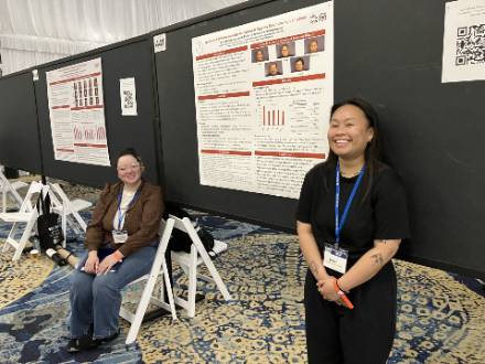 2025 annual meeting of Vision Sciences Society Alana and Sheila presenting at VSS 2025