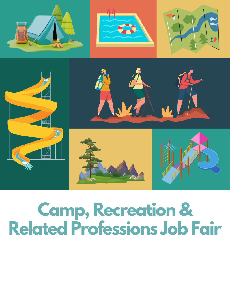 2025 Camp, Recreation & Related Professions Job Fair graphic