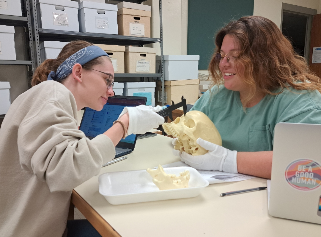 anthropology students in class