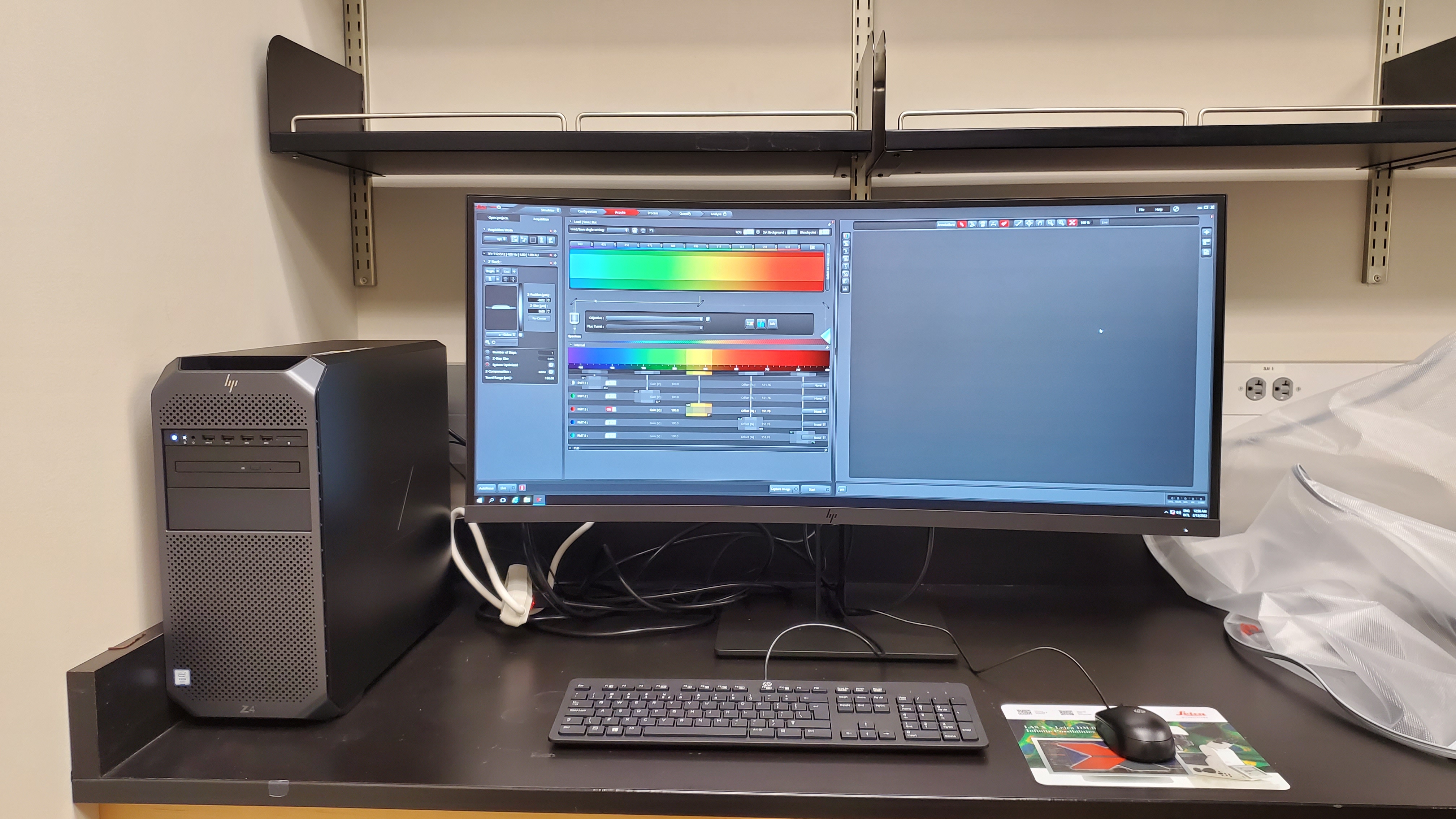Confocal microscope computer