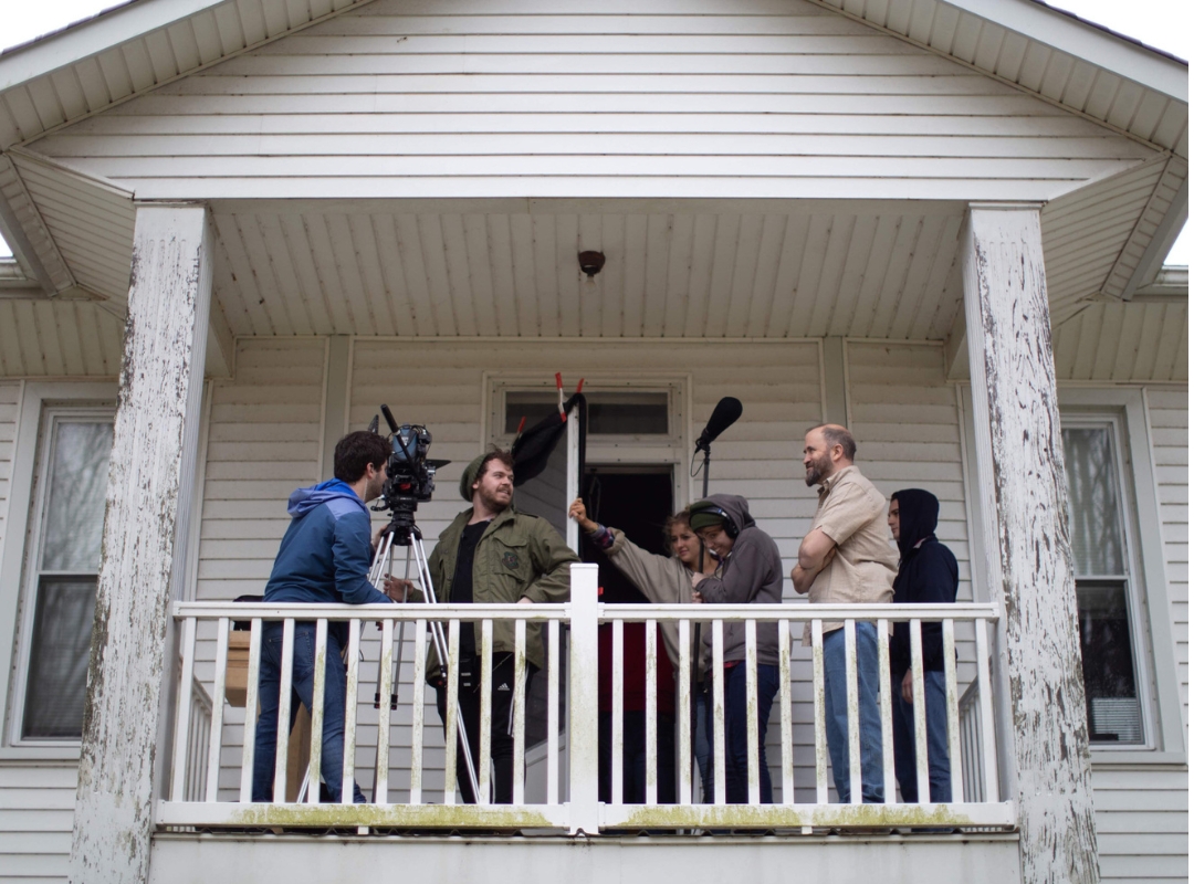 film crew of students