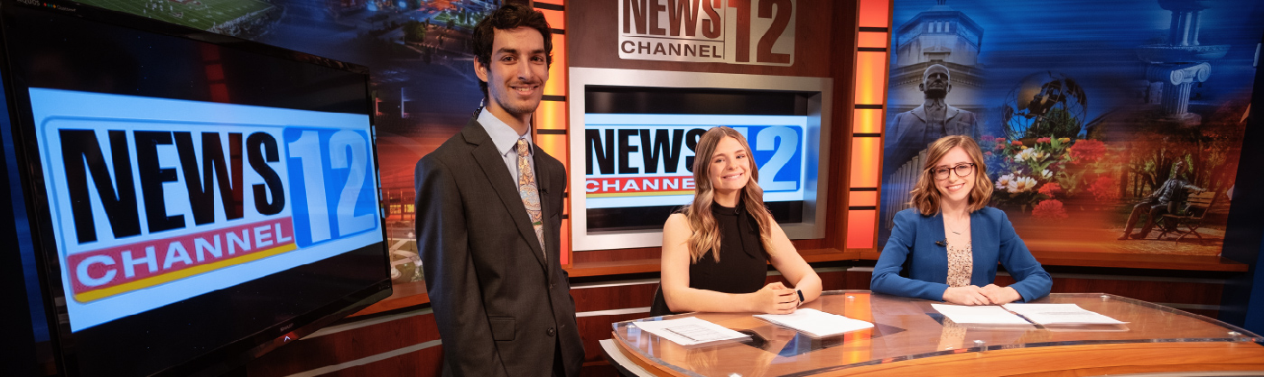 broadcasting students